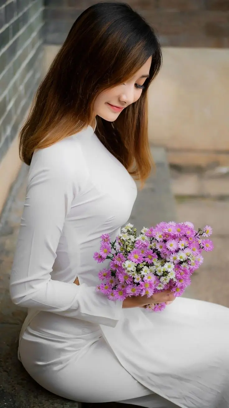 Gái xinh áo dài trong sáng Gái xinh áo dài trong sáng