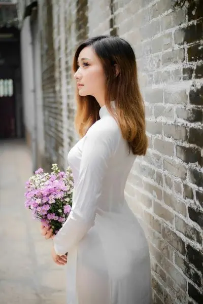 Gái xinh áo dài lung linh Gái xinh áo dài lung linh