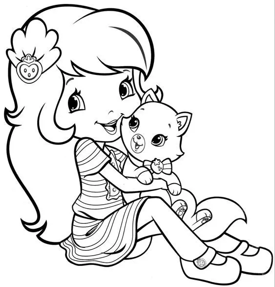 "Cùng bé gái tô màu những cảnh thiên nhiên thơ mộng, kích thích tư duy sáng tạo."