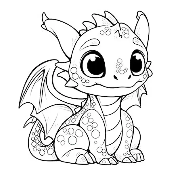 Rồng chibi dễ thương đang chờ bạn tô màu, đừng bỏ lỡ! Rồng chibi dễ thương đang chờ bạn tô màu, đừng bỏ lỡ!