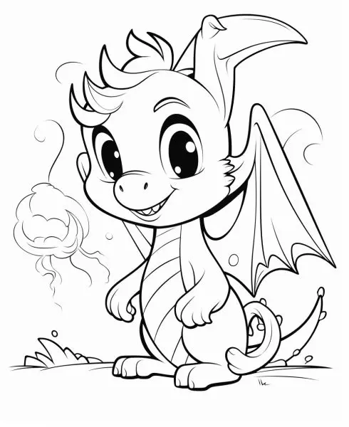 Thỏa sức sáng tạo với tranh tô màu cho bé yêu, rồng chibi dễ thương. Thỏa sức sáng tạo với tranh tô màu cho bé yêu, rồng chibi dễ thương.