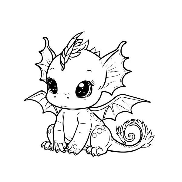 Tranh tô màu cho bé yêu, rồng chibi cute, giúp bé thư giãn và học hỏi. Tranh tô màu cho bé yêu, rồng chibi cute, giúp bé thư giãn và học hỏi.