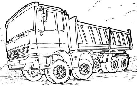 Tranh tô màu xe tải giúp bé phát triển khả năng sáng tạo và tư duy. Tranh tô màu xe tải giúp bé phát triển khả năng sáng tạo và tư duy.