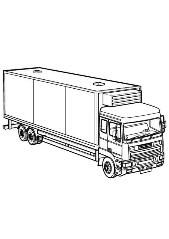 Tranh tô màu cho bé với hình ảnh xe tải giúp bé thư giãn sau giờ học. Tranh tô màu cho bé với hình ảnh xe tải giúp bé thư giãn sau giờ học.