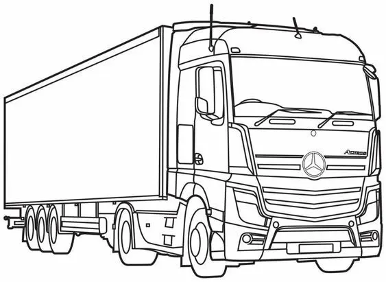 Tranh tô màu sáng tạo với xe tải, bé có thể tự do lựa chọn màu sắc. Tranh tô màu sáng tạo với xe tải, bé có thể tự do lựa chọn màu sắc.