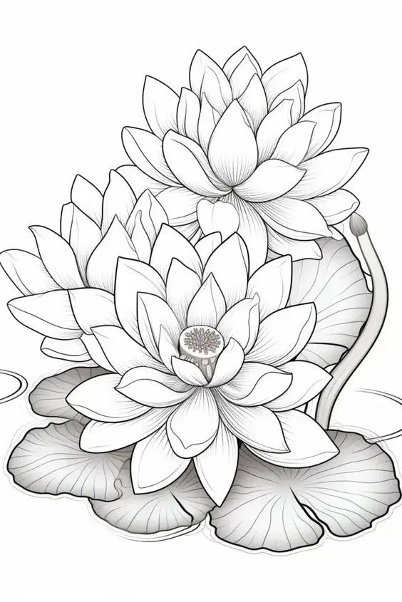 hư giãn với những bức tranh tô màu hoa sen dành cho người lớn! hư giãn với những bức tranh tô màu hoa sen dành cho người lớn!