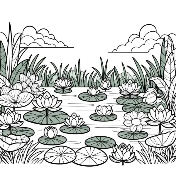 Tranh tô màu hoa sen cho trẻ em, món quà tuyệt vời để bé thư giãn. Tranh tô màu hoa sen cho trẻ em, món quà tuyệt vời để bé thư giãn.
