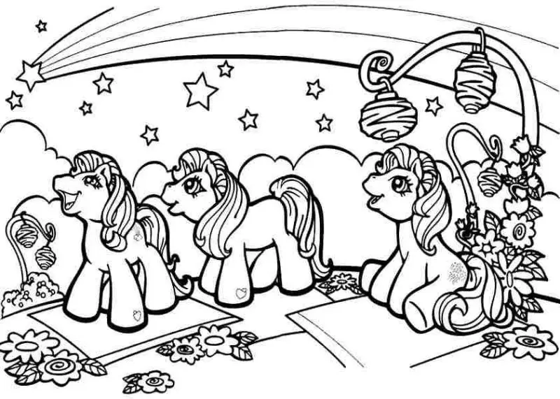 Cùng bé khám phá bộ tranh tô màu Pony đầy hấp dẫn Cùng bé khám phá bộ tranh tô màu Pony đầy hấp dẫn