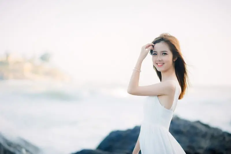 Nụ cười chân thật của gái xinh Nụ cười chân thật của gái xinh