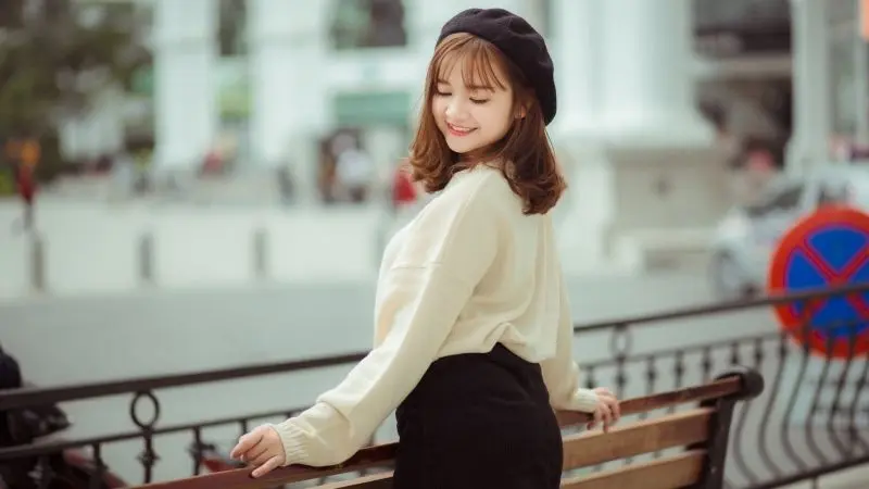 Nụ cười đáng nhớ của gái xinh Nụ cười đáng nhớ của gái xinh