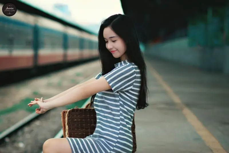 Gái xinh rạng rỡ nụ cười Gái xinh rạng rỡ nụ cười