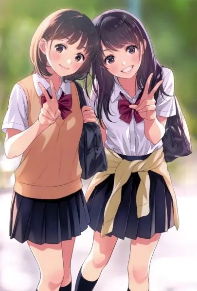 Thế giới anime học sinh đầy sức sống và tươi mới. Thế giới anime học sinh đầy sức sống và tươi mới.