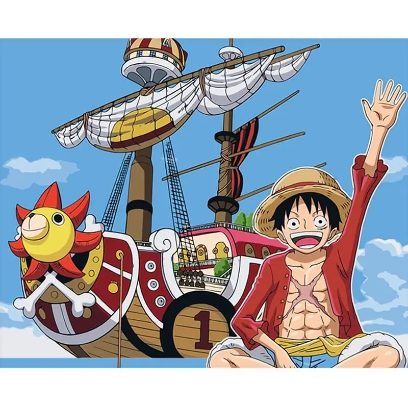 Tình bạn giữa Luffy và đồng đội qua từng bức ảnh anime.