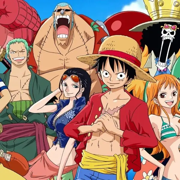 Luffy cùng những người bạn chinh phục biển cả qua ảnh anime.