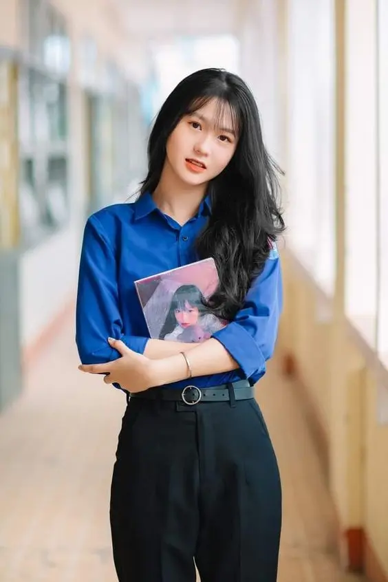 Ảnh gái xinh lớp 10 tươi tắn trong sáng Ảnh gái xinh lớp 10 tươi tắn trong sáng