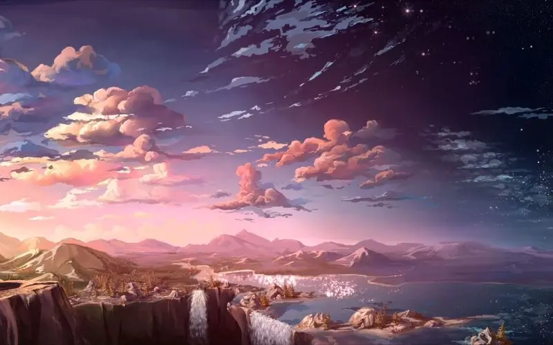 Phong cảnh anime 8K chân thực, từng chi tiết đều cuốn hút Phong cảnh anime 8K chân thực, từng chi tiết đều cuốn hút