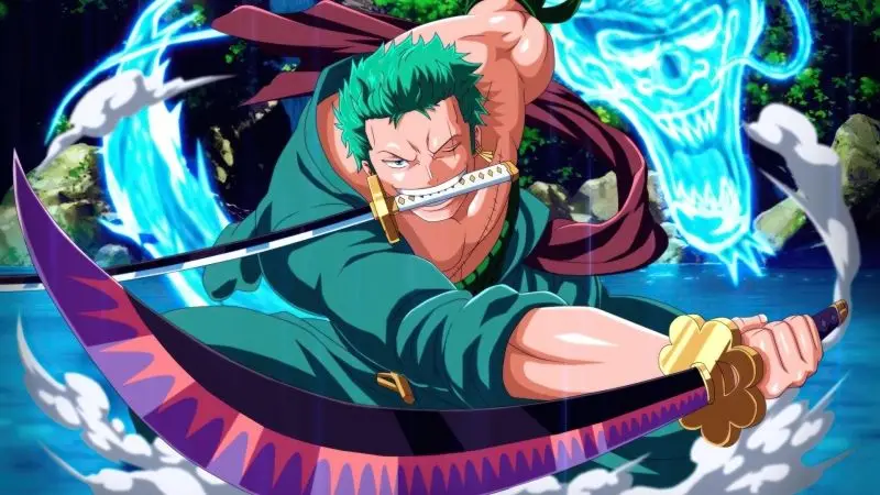 Sự mạnh mẽ của Zoro khi chiến đấu một mình trong ảnh anime Sự mạnh mẽ của Zoro khi chiến đấu một mình trong ảnh anime