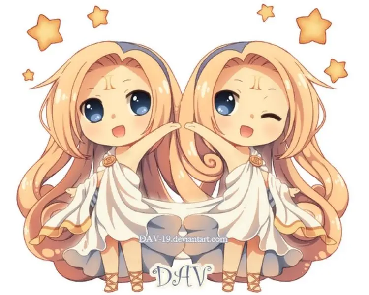 Nhân vật anime 12 cung hoàng đạo trong phong cách chibi dễ thương Nhân vật anime 12 cung hoàng đạo trong phong cách chibi dễ thương