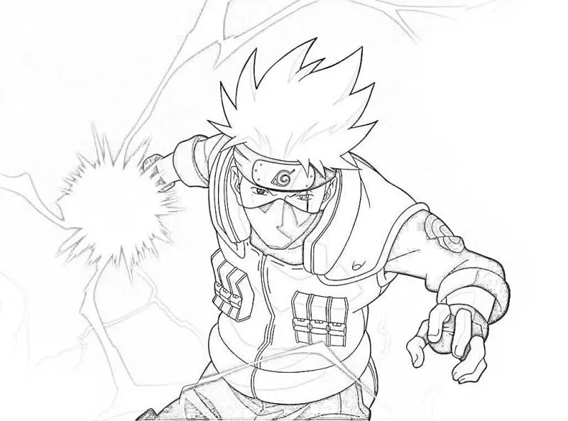 Tranh tô màu Naruto cực ngầu 16