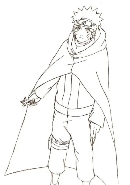 Tranh tô màu Naruto cực ngầu 17