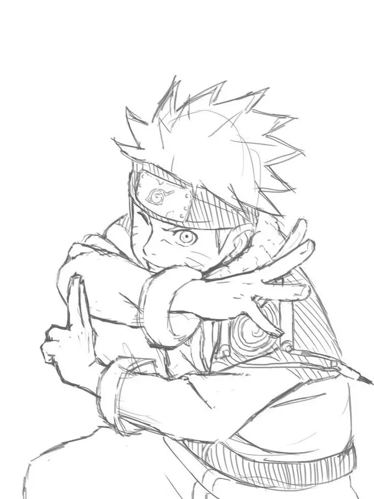 Tranh tô màu Naruto cực ngầu 18