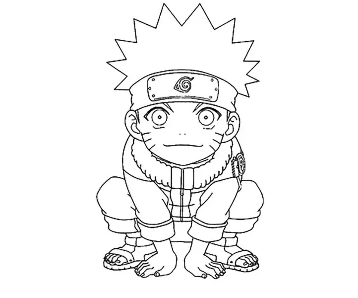 Tranh tô màu Naruto cực ngầu 20