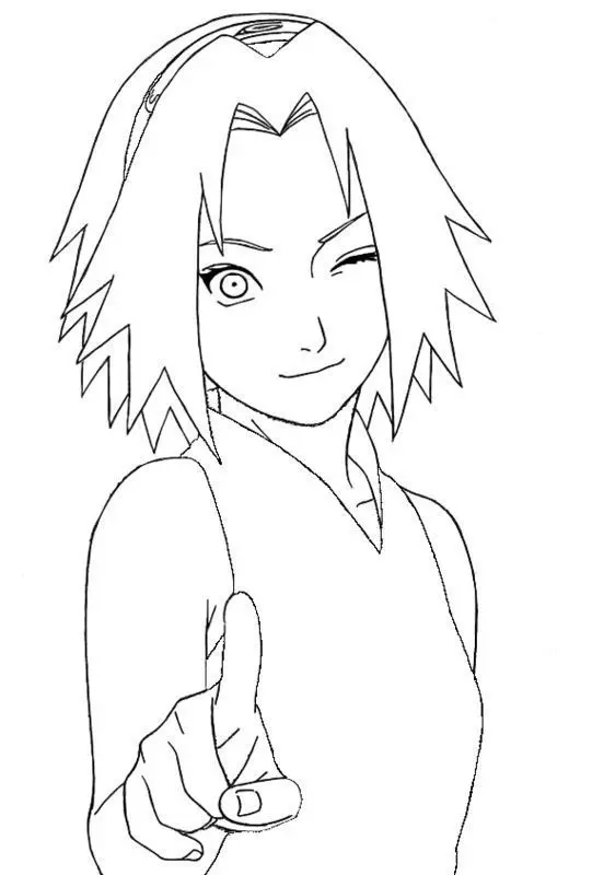 Tranh tô màu Naruto cực ngầu 23