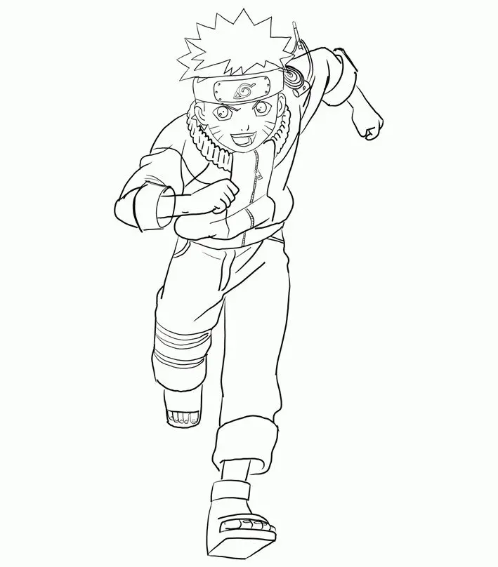 Tranh tô màu Naruto cực ngầu 30