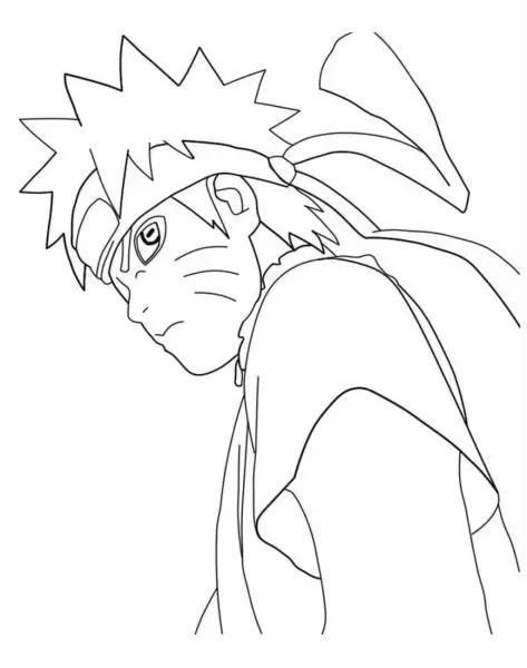 Tranh tô màu Naruto cực ngầu 38
