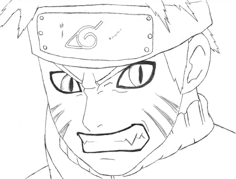 Tranh tô màu Naruto cực ngầu 6
