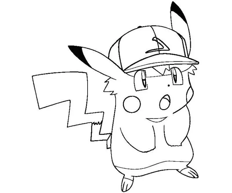 Tranh tô màu Pikachu ngộ nghĩnh, món quà tuyệt vời cho bé yêu nhà bạn