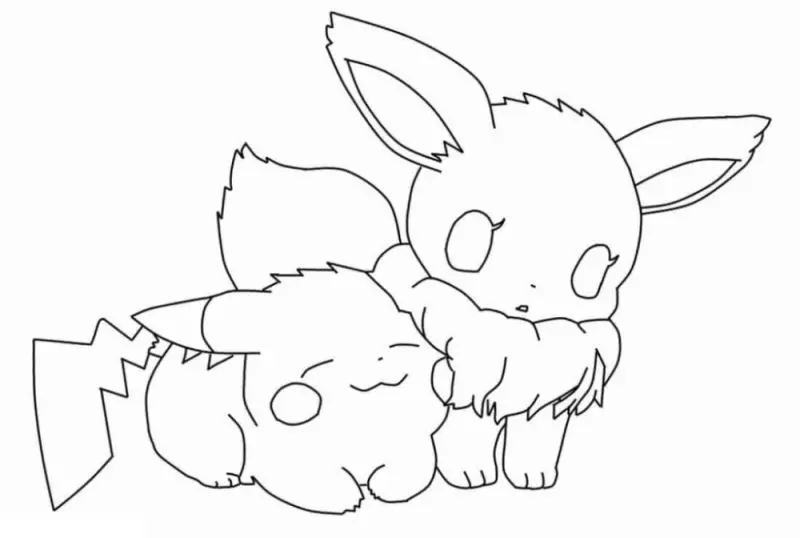 Tranh tô màu Pikachu dễ thương, giải trí và học hỏi cùng lúc