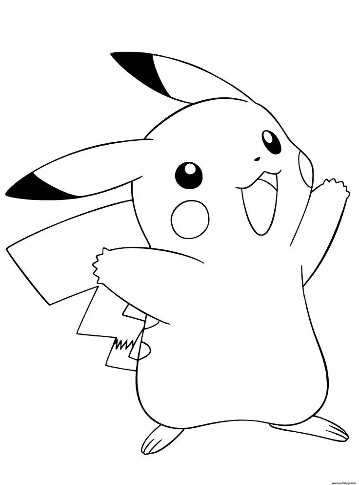 Tuyển tập tranh Pikachu ngộ nghĩnh, giúp bé khám phá thế giới màu sắc