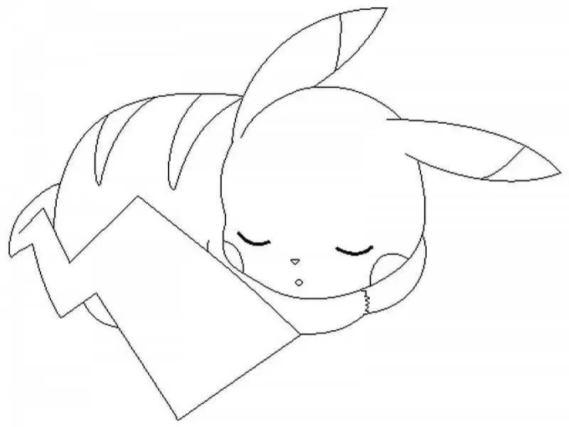 Những bức tranh Pikachu đơn giản, lý tưởng cho trẻ mới bắt đầu