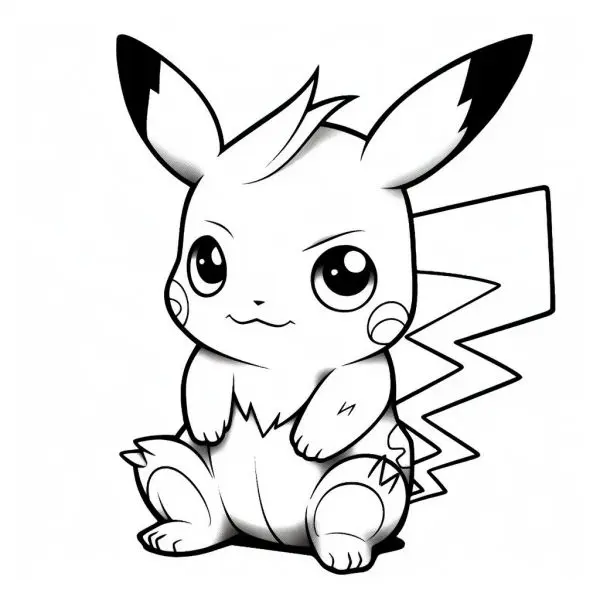 Bộ tranh Pikachu đơn giản, lựa chọn hàng đầu cho trẻ từ 3 tuổi