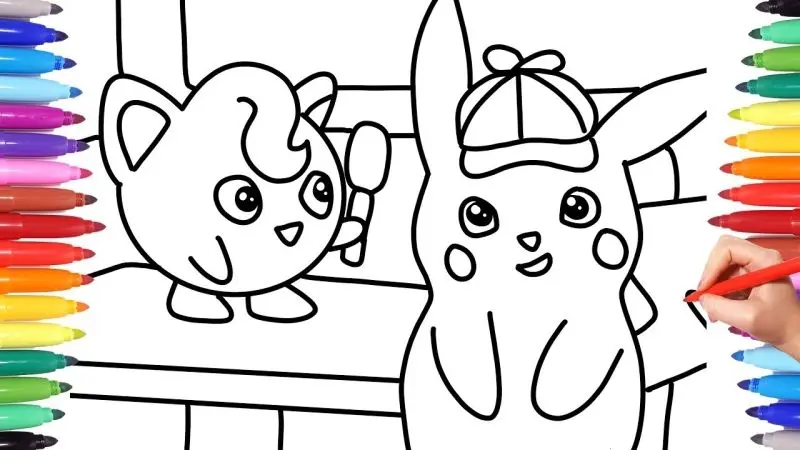 Tải hình ảnh Pikachu để tô màu, khám phá thế giới Pokémon ngay hôm nay!