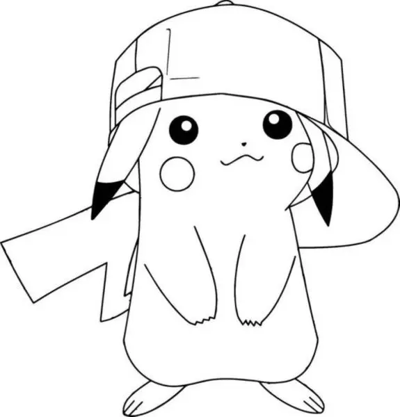 Hình Pikachu dễ thương, tạo cảm hứng sáng tạo cho bé nhỏ