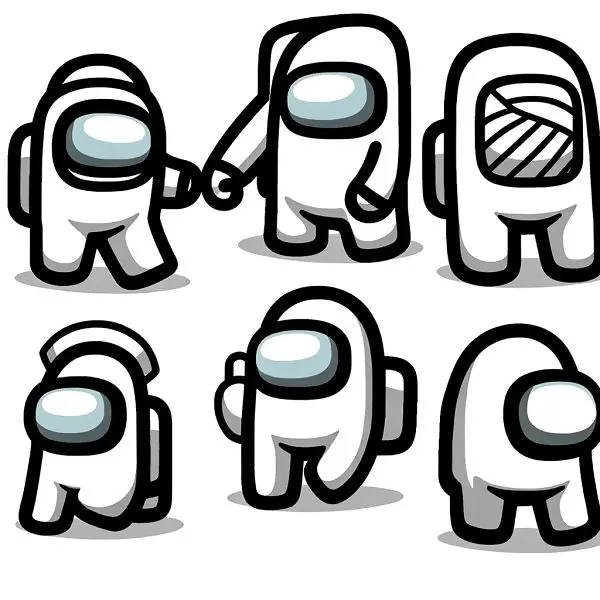 Các nhân vật Among Us dễ thương nay đã có phiên bản tranh tô màu cực xinh!
