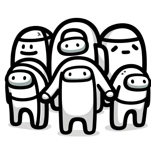 Tranh tô màu Among Us hero team: Lựa chọn hoàn hảo cho ngày cuối tuần sáng tạo