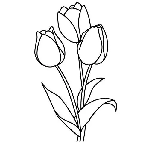 Tranh tô màu cho trẻ em: Thỏa sức sáng tạo với các bông hoa tulip. Tranh tô màu cho trẻ em: Thỏa sức sáng tạo với các bông hoa tulip.