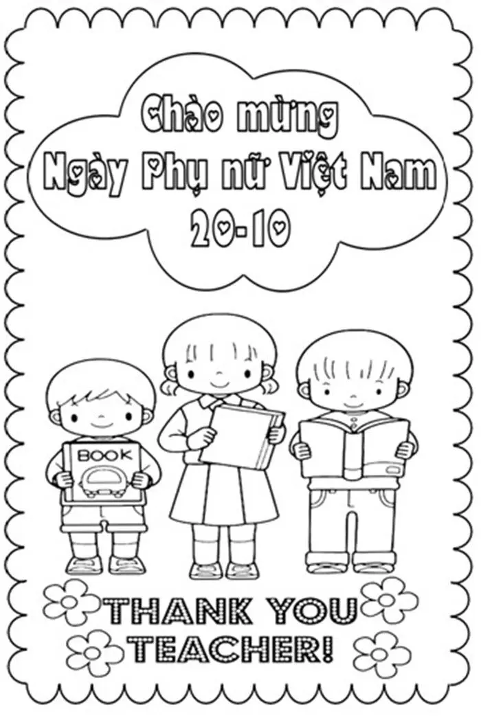 Tranh tô màu ngày Phụ nữ Việt Nam - hoạt động ý nghĩa cho bé. Tranh tô màu ngày Phụ nữ Việt Nam - hoạt động ý nghĩa cho bé.