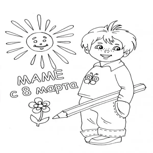 Tặng mẹ những bức tranh tô màu ý nghĩa của bé ngày 8/3!