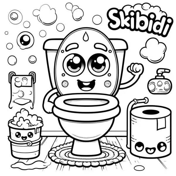 Tranh tô màu Skibidi toilet dễ thương cho các bé yêu thích sáng tạo! Tranh tô màu Skibidi toilet dễ thương cho các bé yêu thích sáng tạo!