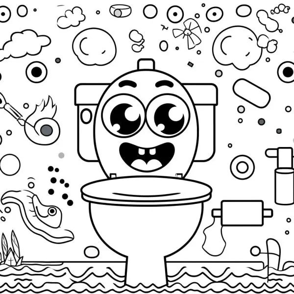 Thỏa sức tô màu Skibidi toilet với hình ảnh vui nhộn cho trẻ Thỏa sức tô màu Skibidi toilet với hình ảnh vui nhộn cho trẻ