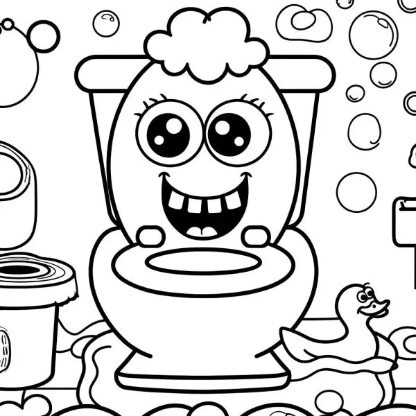 Tranh tô màu Skibidi toilet giúp bé phát triển kỹ năng sáng tạo Tranh tô màu Skibidi toilet giúp bé phát triển kỹ năng sáng tạo