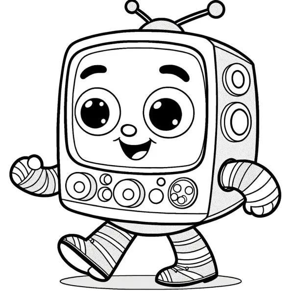 Tranh tô màu TV Man miễn phí, tải ngay để bắt đầu hành trình nghệ thuật.