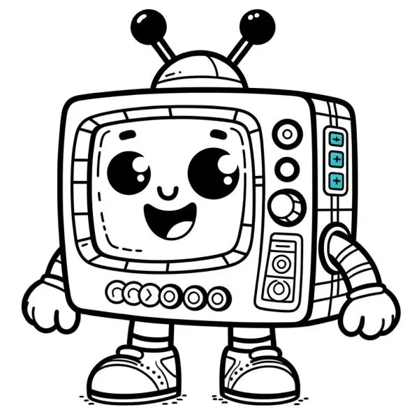 Khám phá bộ tranh tô màu nhân vật hoạt hình TV Man thú vị cho bé yêu