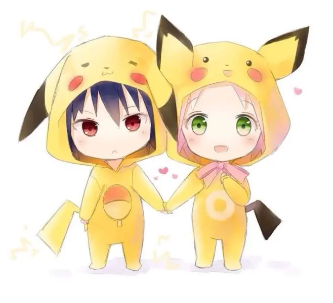 Ảnh anime chibi đôi có thể thể hiện tình cảm của hai người. Ảnh anime chibi đôi có thể thể hiện tình cảm của hai người.