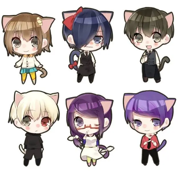 Ảnh tập thể anime chibi thể hiện tình bạn ngọt ngào. Ảnh tập thể anime chibi thể hiện tình bạn ngọt ngào.