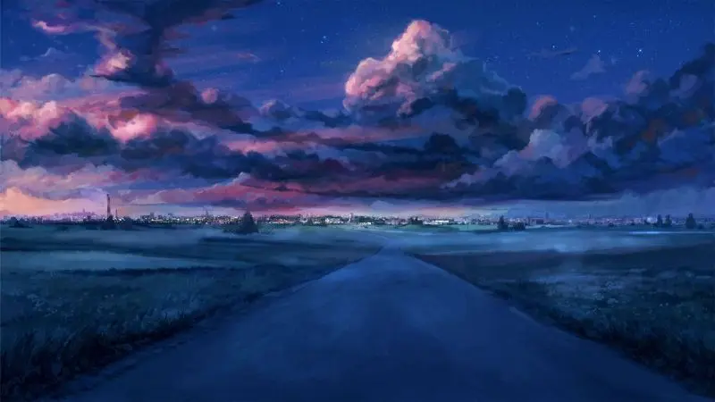 Thổi sóng gió thiên nhiên với hình nền anime phong cảnh yên bình. Thổi sóng gió thiên nhiên với hình nền anime phong cảnh yên bình.